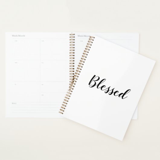 Zwart-wittekst aangepast aangepast script, schatti planner (Display)