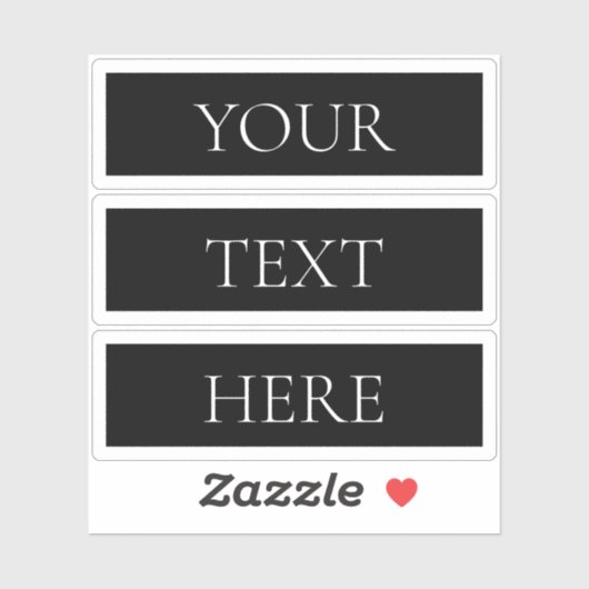  zwart-wittekst van de klasse sticker (Vel)