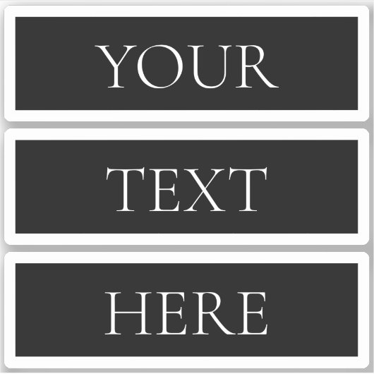 zwart-wittekst van de klasse sticker (Voorkant)