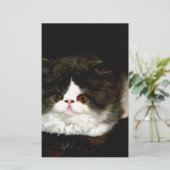 Zwart-witten Briefpapier (Staand voorkant)