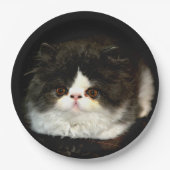 Zwart-witten Papieren Bordje (Voorkant)