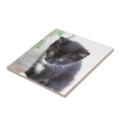 Zwart-witten Tegeltje (Zijkant)