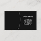 Zwart-wittewit - QR-code voor foto's Visitekaartje (Voorkant)