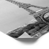 Zwart-wittewittowerschets Poster (Hoek)