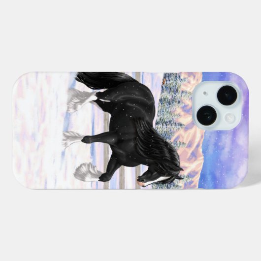 Zwart-wittinertnetje Case-Mate iPhone Case (Achterkant (horizontaal))