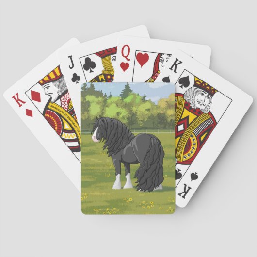 Zwart-wittinertnetje Pokerkaarten (Achterkant)