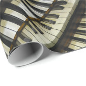 Zwart-wittoetsenbordpapier Cadeaupapier (Rol Hoek)