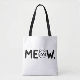 zwart-wittypografie tote bag
