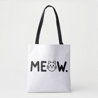 zwart-wittypografie tote bag