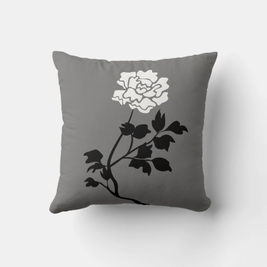 Zwart-witventilator Kussen (Achterkant)