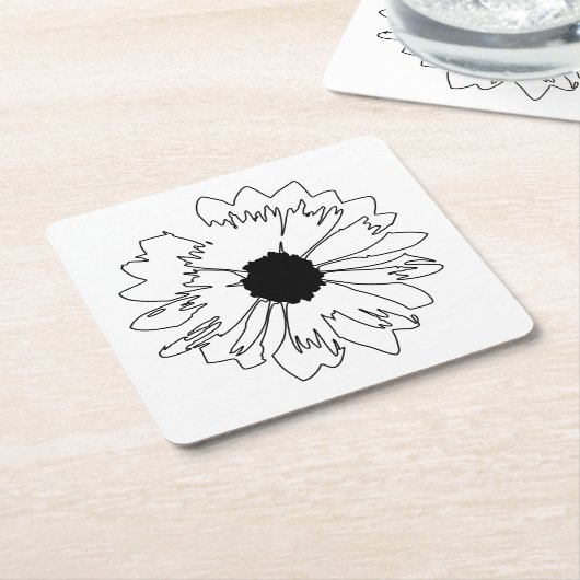 Zwart-witventilator Onderzetter (Schuin)