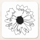 Zwart-witventilator Onderzetter (Voorkant)