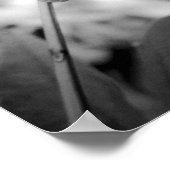 Zwart-witventilator Poster (Hoek)