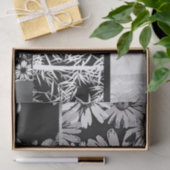 Zwart-witventilatorcollage Tissuepapier (Geschenk)