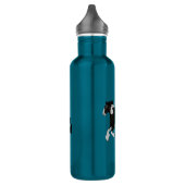 Zwart-witverf in een gipspaard waterfles (Links)