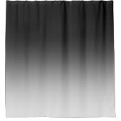 Zwart-witverloop Douchegordijn (Voorkant)