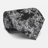 Zwart-witverloop Stropdas (Opgerold)