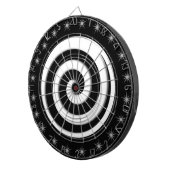 Zwart-witverordening Dartbord (Voorkant Rechts)