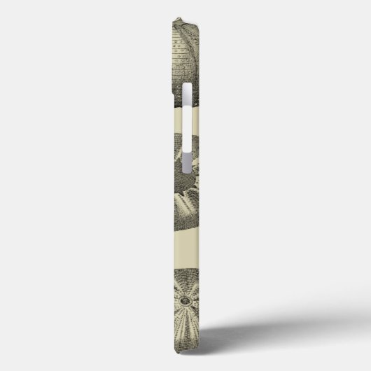 Zwart-witvis Case-Mate iPhone Case (Achterkant / Links)