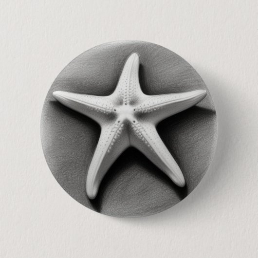 Zwart-witvis Ronde Button 5,7 Cm (Voorkant)