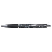 Zwart-witvlinderpatroon Pen (Achterkant)