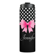 Zwart-witwand-witte stippen Patroonroze roze roze 