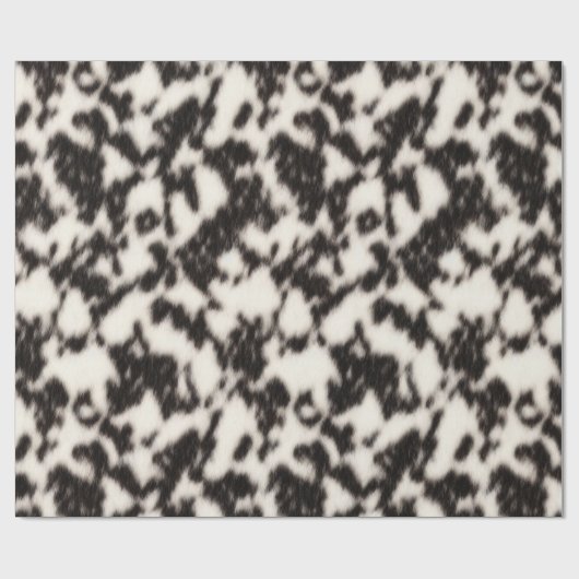 Zwart-witwasgoed en kruit cadeaupapier (Vlak)