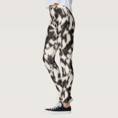 Zwart-witwasgoed en kruit leggings (Links)