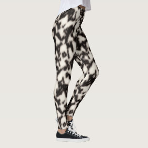 Zwart-witwasgoed en kruit leggings