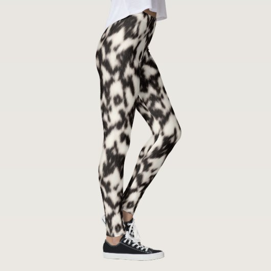 Zwart-witwasgoed en kruit leggings (Rechts)