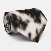 Zwart-witwasgoed en kruit stropdas (Opgerold)