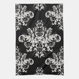 Zwart-witwashanddoeken Theedoek