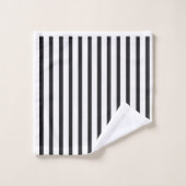 Zwart-witwashanddoekset Bad Handdoek (Wasdoekje)