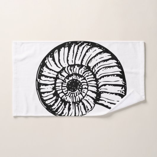 Zwart-witwashanddoekset Bad Handdoek (Handdoek)