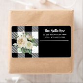 Zwart-witwaslabel Etiket (Insitu)