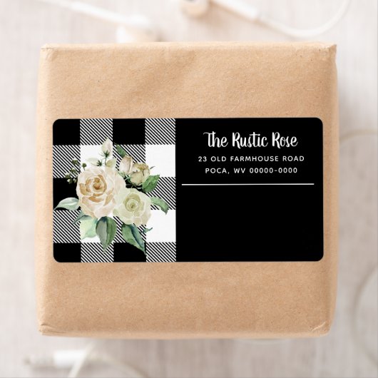 Zwart-witwaslabel Etiket (Insitu)