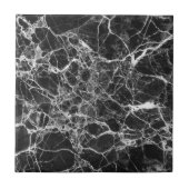 Zwart-witwasmarmer Tegeltje (Voorkant)