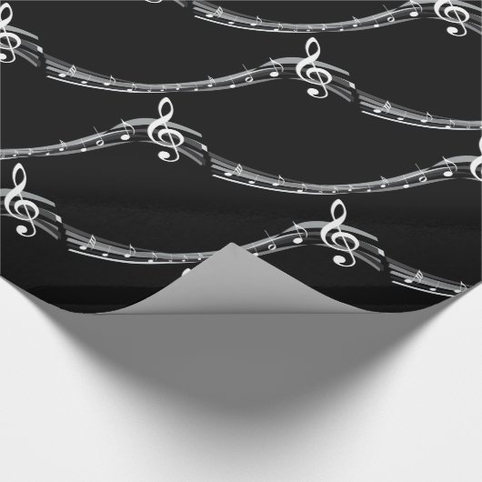 Zwart-witwasprogramma Cadeaupapier (Hoek)