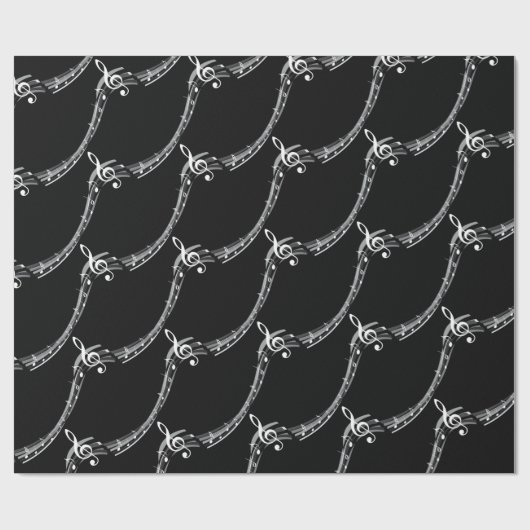 Zwart-witwasprogramma Cadeaupapier (Vlak)