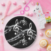 Zwart-witwasprogramma Papieren Bordje (Feest)