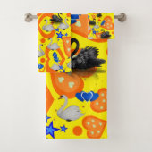 Zwart-witwasprogramma's Was handpalen handdoekjes Bad Handdoek (Insitu)