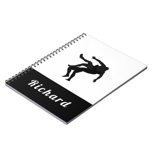 Zwart-witwasthema Ontwerpnaam Notitieboek (Linkerzijde)