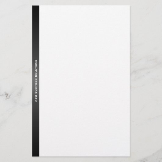 Zwart-witwerk Briefpapier (Voorkant)