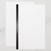 Zwart-witwerk Briefpapier (Voorkant / Achterkant)