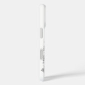 Zwart-witwerk met Wolf Case-Mate iPhone Case (Achterkant / Rechts)