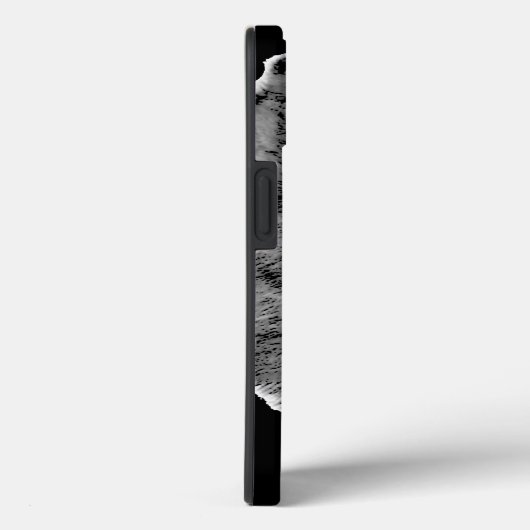 Zwart-witwerk met Wolf Case-Mate iPhone Case (Achterkant / Rechts)