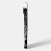 Zwart-witwerk met wolf oog Case-Mate iPhone case (Achterkant / Links)