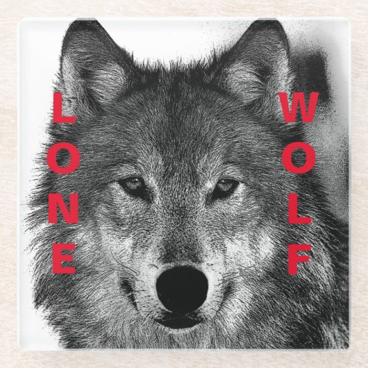 Zwart-witwerk met wolf oog glazen onderzetter (Voorkant)