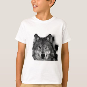 Zwart-witwerk met Wolf T-shirt