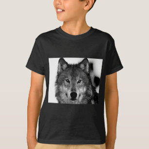Zwart-witwerk met Wolf T-shirt